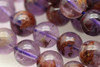8mm Super 7, Melody Stone, Purple, Natural, Smooth Round