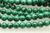 4mm Malachite, Natural, Smooth Round