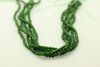 Chrome Diopside, Natural, Smooth Round, 4mm, One Strand, Limited Stock!