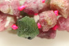 Pink Tourmaline, Natural Medium Chunks, 12x10mm