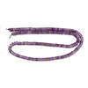 Amethyst, Dark, Heishi, One 4x2mm Strand