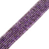 Amethyst, Dark, Heishi, One 4x2mm Strand