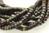 Dragon Blood Jasper, Natural, Heishi, 4x2mm, One Strand