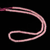 Rose Quartz, Enhanced, Heishi, One 4x2mm Strand