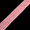 Rose Quartz, Enhanced, Heishi, One 4x2mm Strand