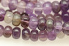 Amethyst, Chevron, Smooth Rondelle, 6x4mm