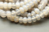 8x5mm, Grey Agate, Natural, Smooth Rondelle
