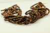 Tiger Eye, Brown, Smooth Rondelle, 6x4mm