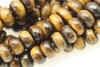 Tiger Eye, Brown, Smooth Rondelle, 8x5mm
