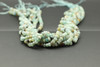 Amazonite, Mixed, Natural, Faceted Rondelle, 6x4mm, One Strand