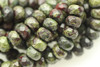 Dragon Blood, Jasper, Natural, Faceted Rondelle, 6x4mm, One Strand