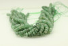 Aventurine, Green, Quartz, Natural, Faceted Rondelle, 8x5mm, One Strand