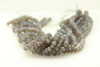 Grey Agate, Natural, Faceted Rondelle, 8x5mm, One Strand