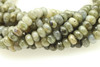Labradorite, Natural, Faceted Rondelle, 8x5mm, One Strand
