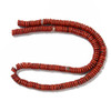 Red Jasper, Rondelle Disk, One 6x2mm Strand