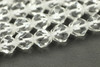 Crystal Quartz, Natural, Faceted Diamond Shape, 8mm, One Strand