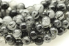 Rutilated Quartz, Black, Natural Smooth Round, 8mm