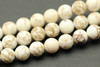 Magnesite, Natural, Smooth Round Beads, 6mm