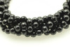 Onyx, Black, Dyed, Faceted Round, 6mm