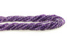 Amethyst, Dark, Natural, Faceted Round, 4mm Strand
