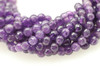 Amethyst, Dark, Natural, Faceted Round, 6mm