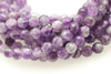Amethyst, Chevron, Natural, Faceted Round, 6mm