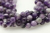 Amethyst, Chevron, Natural, Faceted Round, 10mm