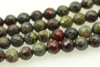 6mm, Dragon Blood Jasper, Natural, Faceted Round