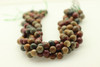 10mm, Red Creek Jasper, Natural, Faceted Round