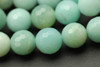Amazonite, Natural, Faceted Round, 10mm