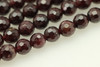 Garnet, Natural, Faceted Round, 6mm
