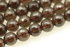Smoky Quartz, Heated, Faceted Round, 8mm