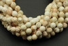 Magnesite, Natural, Faceted Round, 4mm Strand