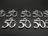 #50 Charm 16x15mm 10 PCS