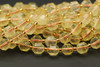Citrine, Quartz, Heated, Faceted Off Round, 8mm, One Strand