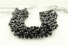 Tourmaline, Black, Natural, Faceted Off Round, 8mm, One Strand