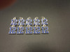 #12 Blue Enamel Charm, 17x12mm, 10 PCS