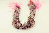 Tourmaline, Mixed, Natural, Faceted Off Round, 6mm, One Strand