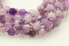 Lavender, Jade, Nephrite, Natural, Faceted Off Round, 6mm, One Strand