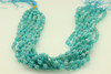 Amazonite, Natural, Faceted Off Round, 6mm, One Strand