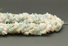 Morganite, Rainbow, Natural, Chips, 32in Strand, 8x4mm