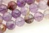 Super 7, Melody Stone, Purple, Natural, Faceted Round, 8mm