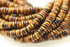 Tiger Eye, Brown, Natural, Rondelle Disk, 6x2mm