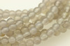 4mm, Grey Agate, Natural, Smooth Round Beads