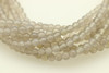 4mm, Grey Agate, Natural, Smooth Round Beads