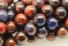 Sodalite, Orange, Natural, Smooth Round Beads, 8mm