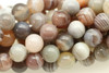 Botswana Agate, Natural, Smooth Round, 6mm, One Strand