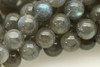 8mm Labradorite, Super Blue, Natural, Smooth Round Beads