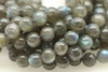 8mm Labradorite, Super Blue, Natural, Smooth Round Beads