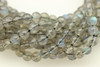 4mm Labradorite, Super Blue, Natural, Smooth Round Beads